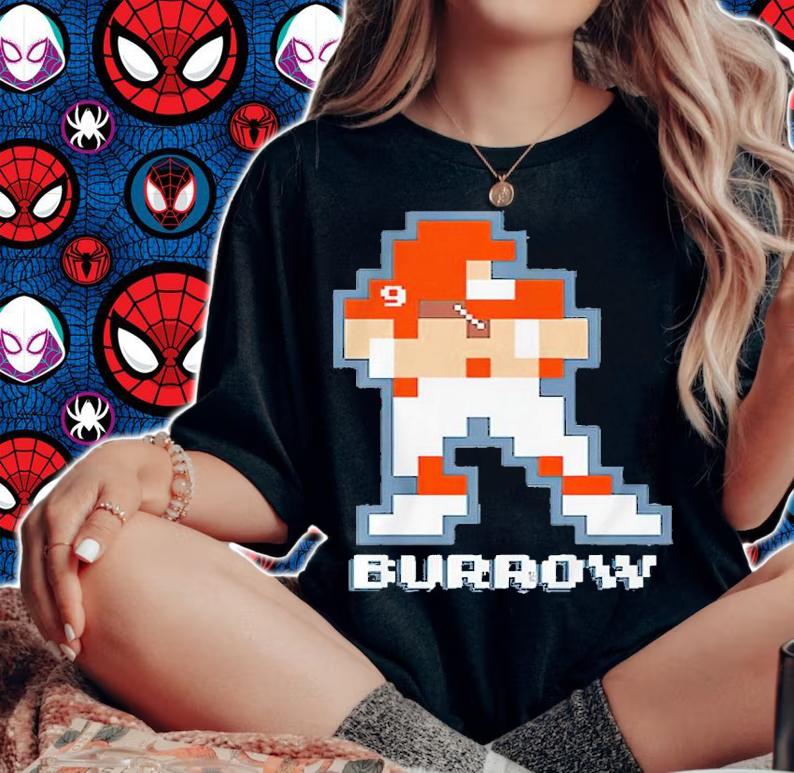 Joe Burrow 8-Bit Shirt woman shirt