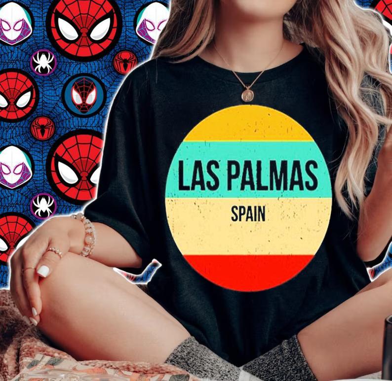 Las Palmas Spain Vintage Retro T-Shirt woman shirt