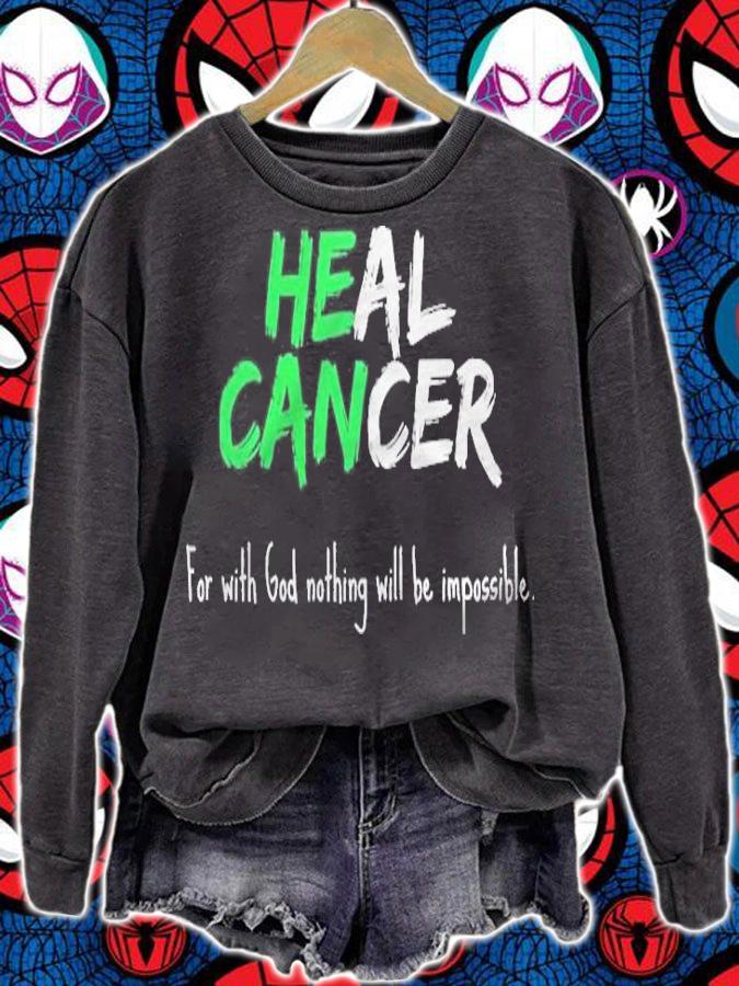 Liver Cancer Awareness Green Bible Verse Heal Faith Quote T-shirt