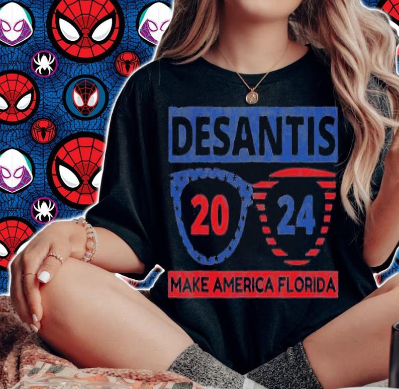 Make America Florida Desantis Trump 2024 T-Shirt woman shirt