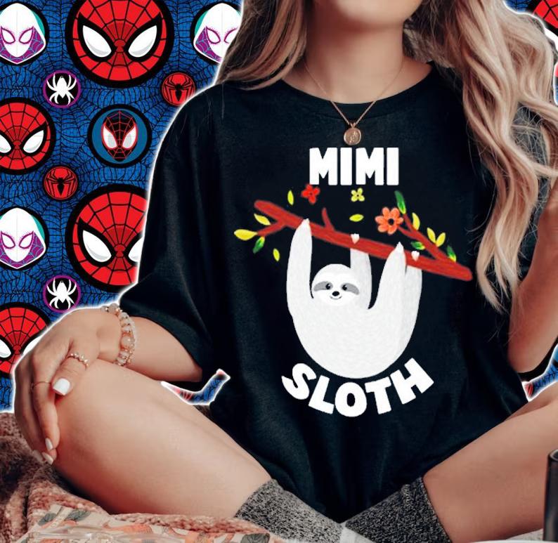 Mimi Sloth Matching Family Shirts For Menwomen Shirts T-Shirt