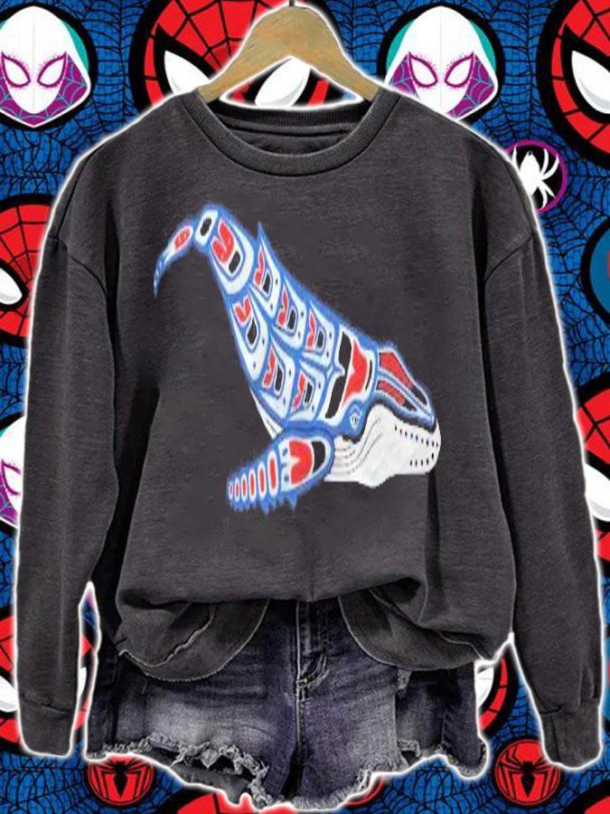 Native American Art Humpback Whale Pacific Northwest Shirt