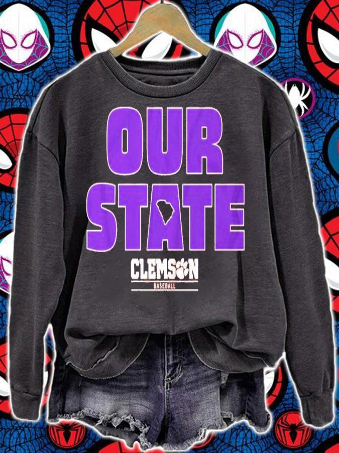 Our State Clemson Baseball Shirt sweatshirt