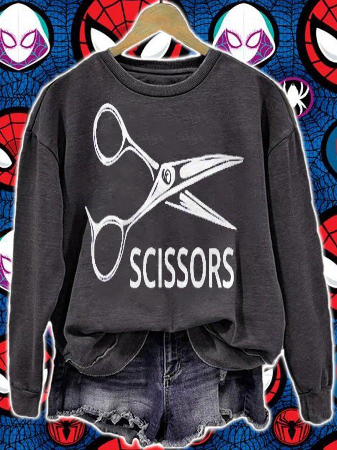 Scissors Costume Rock Paper Scissors Simple Halloween Shirt sweatshirt