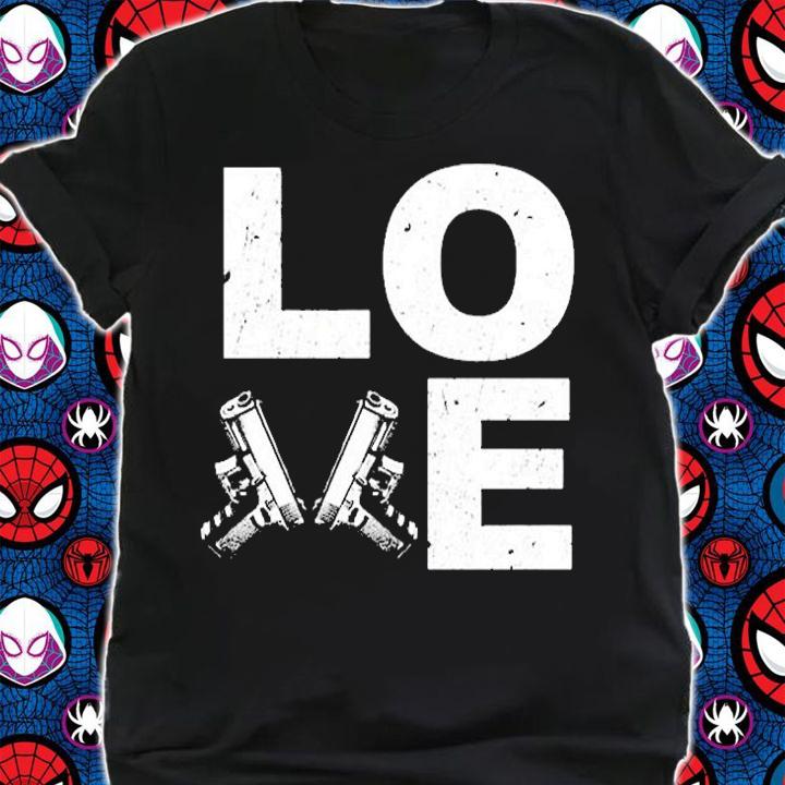 Firearm Love Handgun Gun Owner 2Nd Amendment Right Supporter Premium T-Shirt shirt