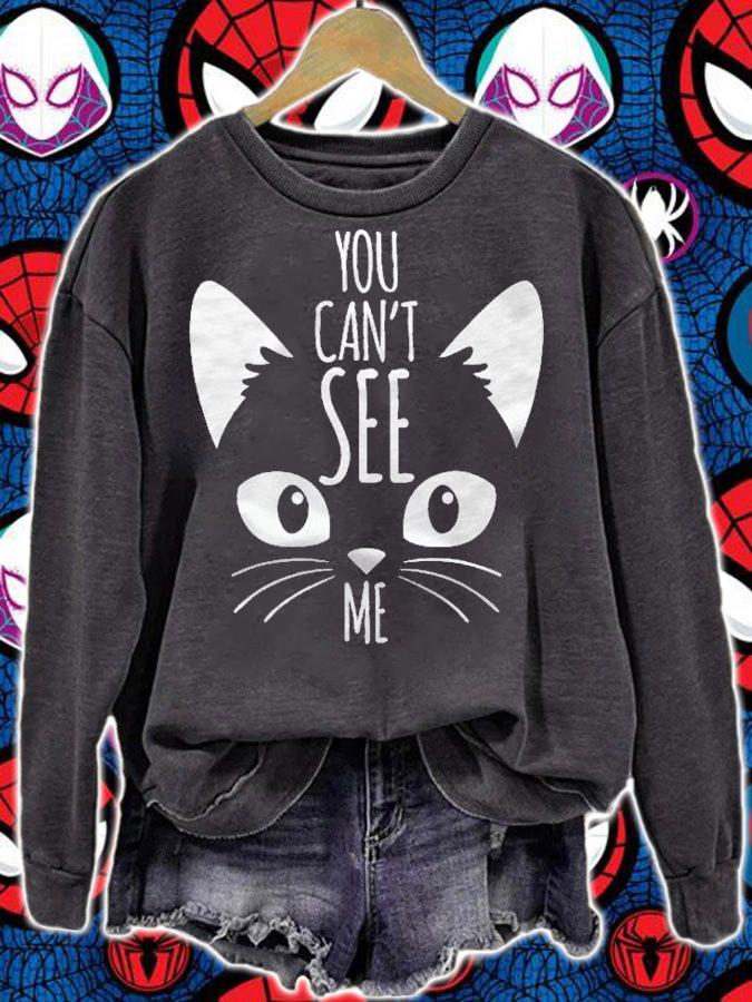 Funny Hiding Cat Gift For Cat Or Kitten Lover shirt sweatshirt