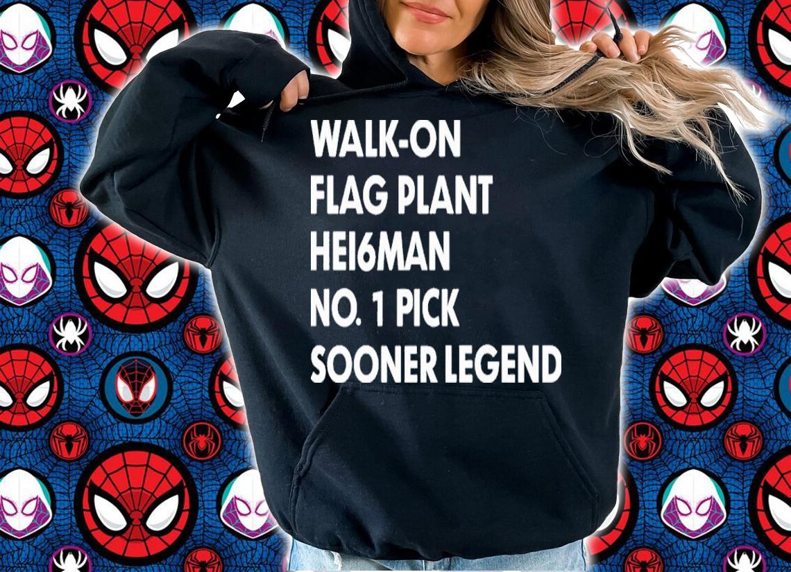 Walk- On Flag Plant Hei6man No 1 Pick Shirt hoodie
