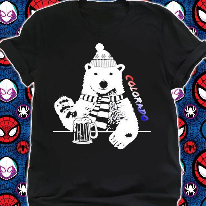 Colorado Bear And Beer Colorado Graphic Design Shirt shirt