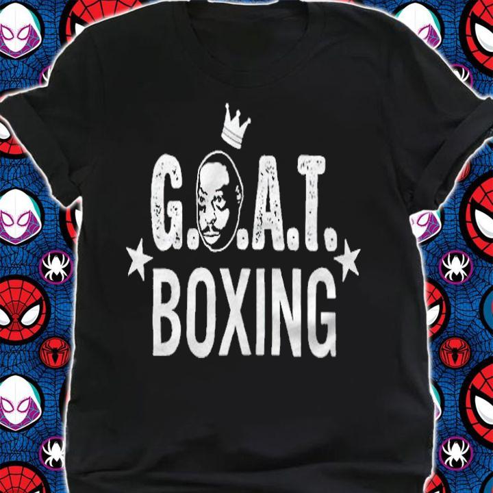 G O A T boxing crown T-shirt shirt