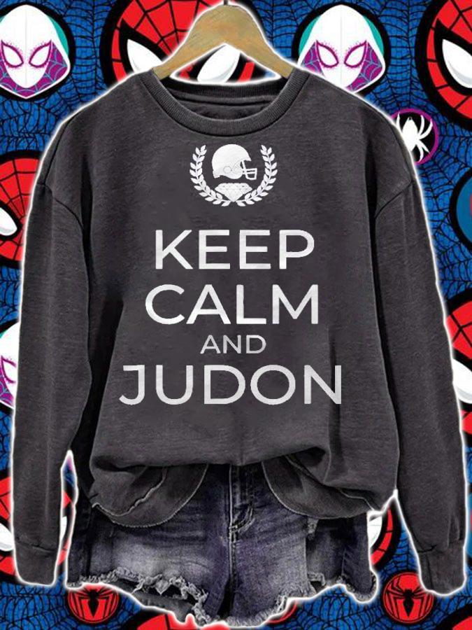 Keep Calm And Judon  New England Football Shirt sweatshirt