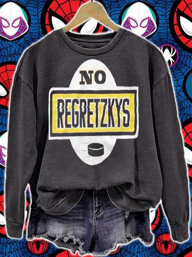 Letterkenny No Regretzkys logo T-shirt sweatshirt