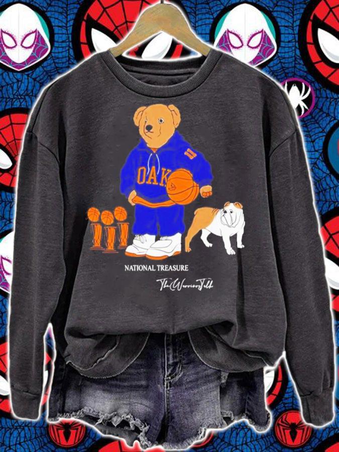 Warrior Stalk Klay Bear Drawing The NBA Shirt sweatshirt