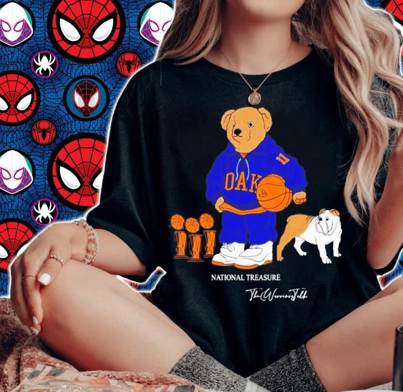 Warrior Stalk Klay Bear Drawing The NBA Shirt woman shirt