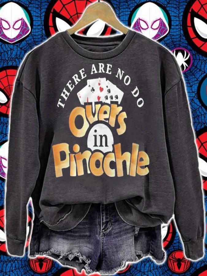 Cool There Are No Do Overs In Pinochle Playing Cards Gift Shirt