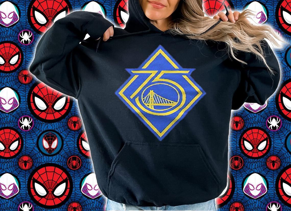 Golden State Warriors 75th anniversary logo T-shirt