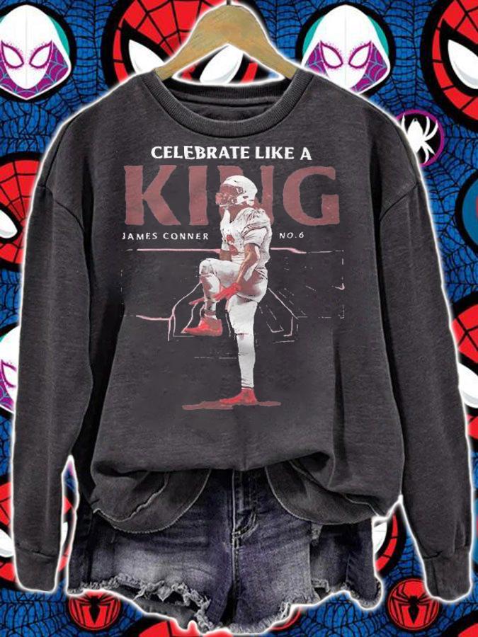James Conner Like A King Arizona Football signature Shirt