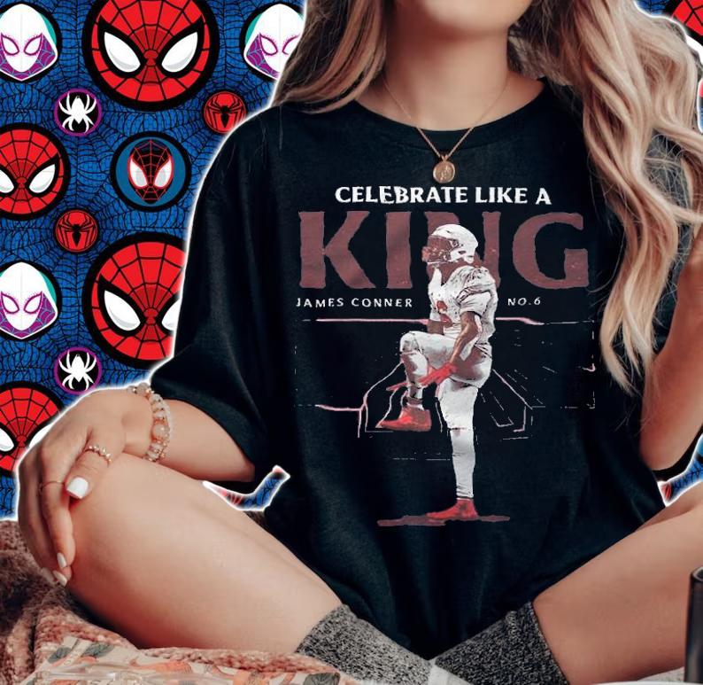 James Conner Like A King Arizona Football signature Shirt