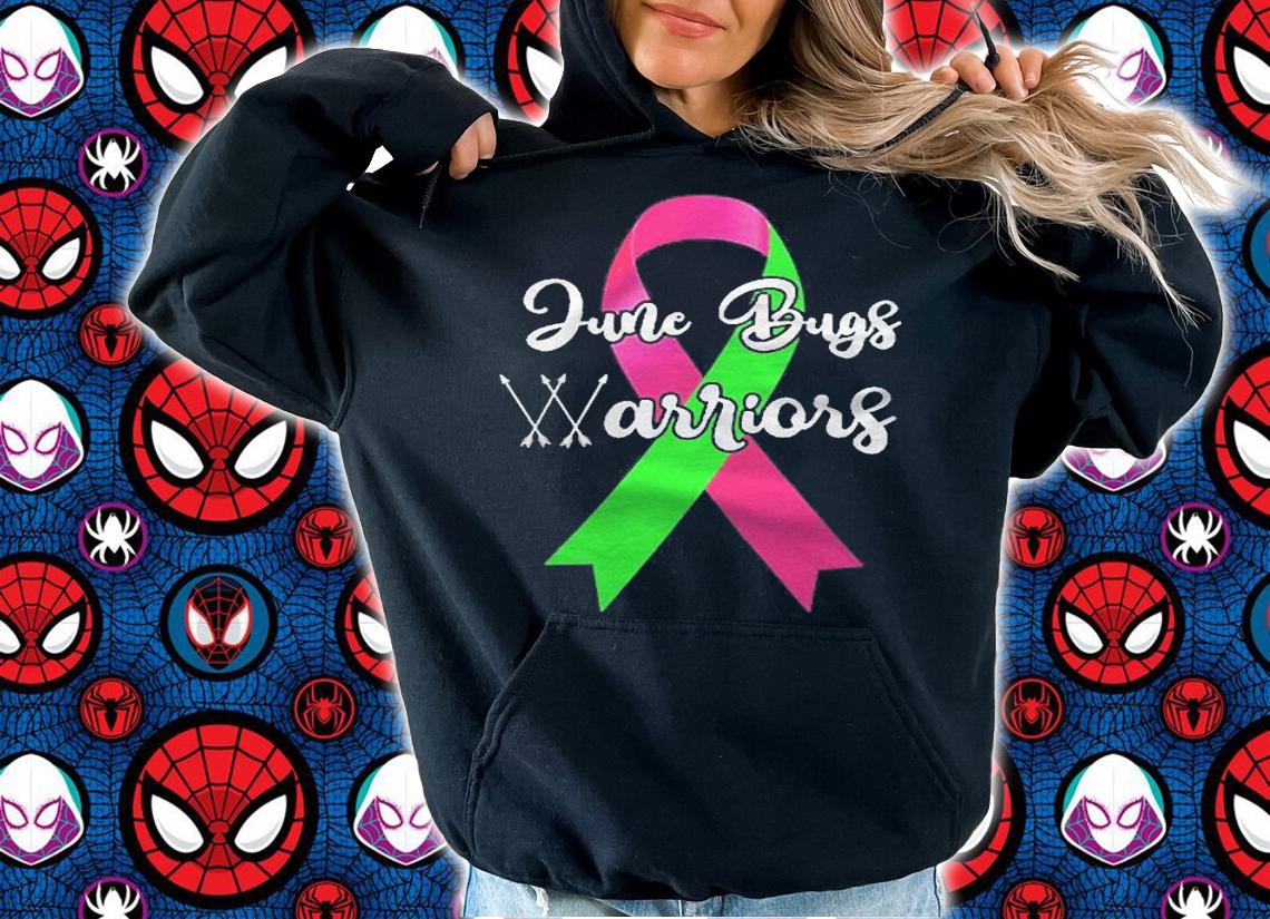 June Bugs Warriors Breast Cancer Awareness 2 Sided Shirt hoodie