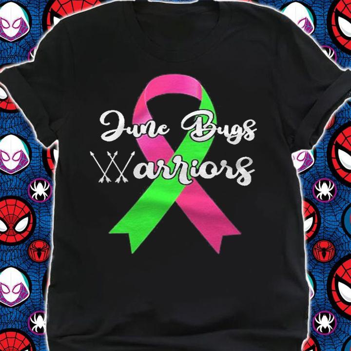 June Bugs Warriors Breast Cancer Awareness 2 Sided Shirt shirt