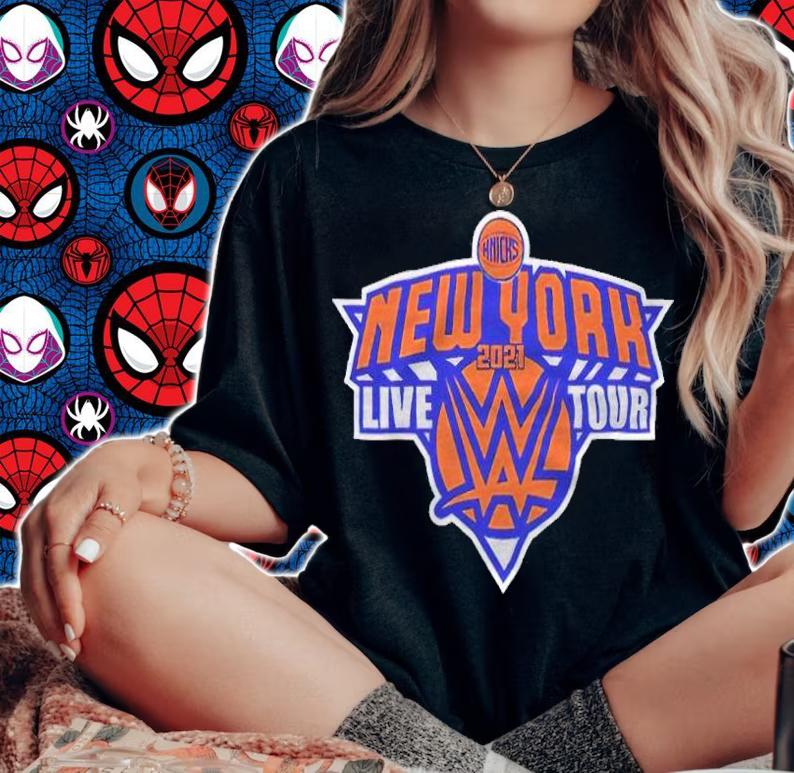 Knicks New York Live Tour 2021 T-shirt woman shirt