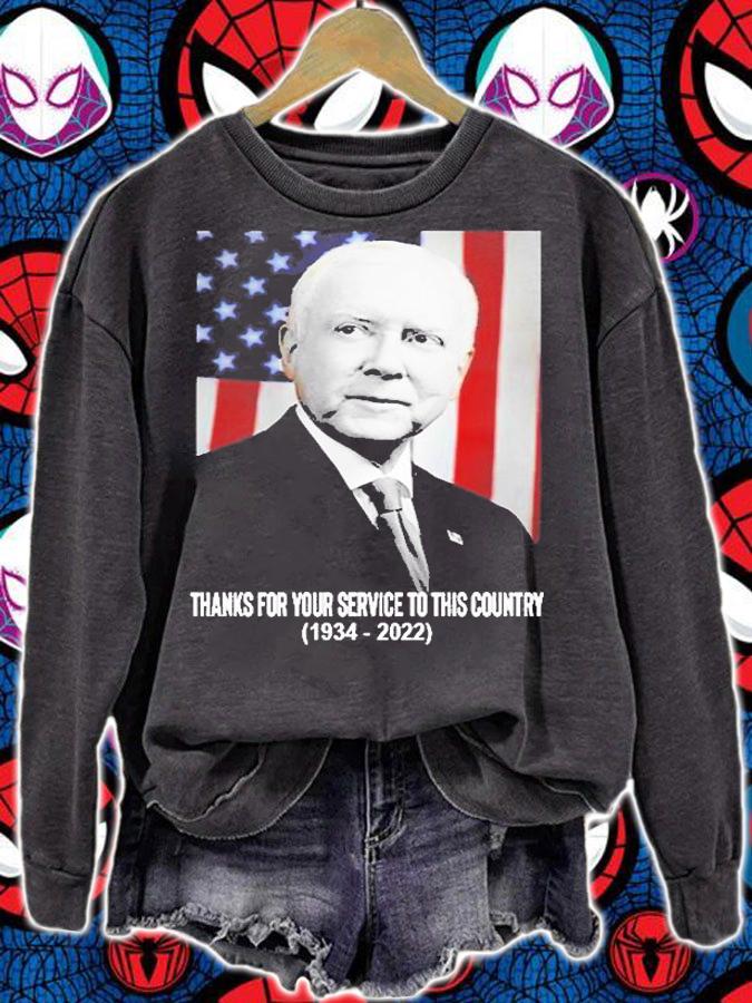 Orrin Hatch Thank For Your Service To This Country 1934 2022 T-Shirt sweatshirt