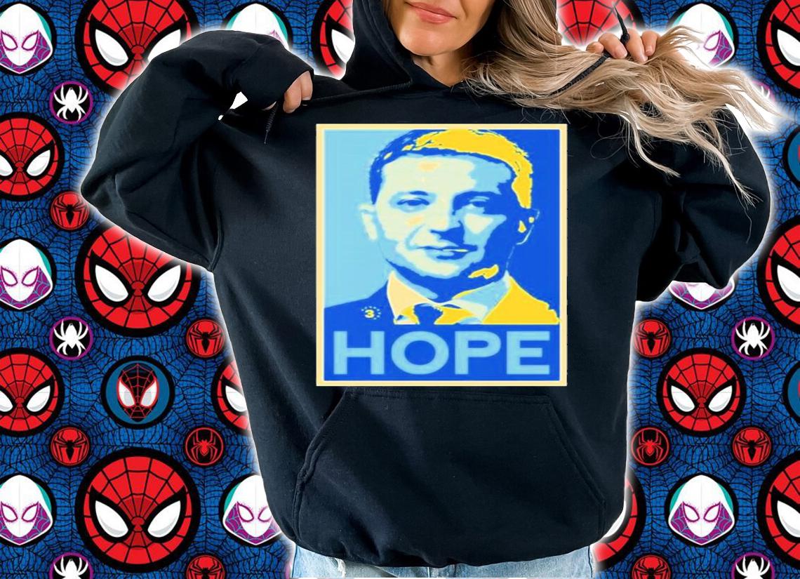 Ukraine's President Hope Skyleigh Heinen I Stand With Ukraine Volodymyr Zelensky Hope Shirt