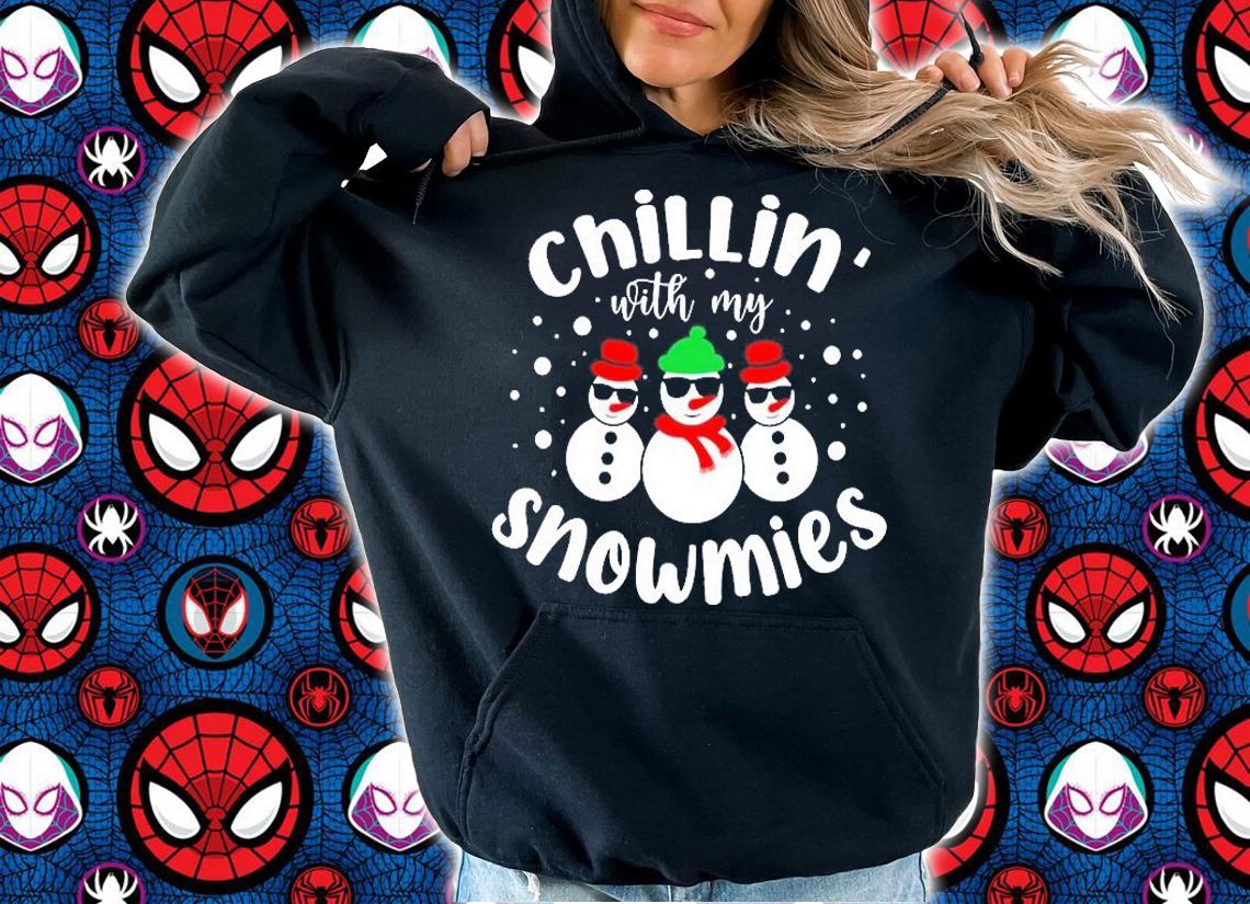 Chillin' With My Snowmies Christmas T-Shirt