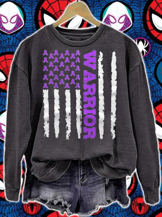 Epilepsy Awareness Month Warrior Zip Shirt