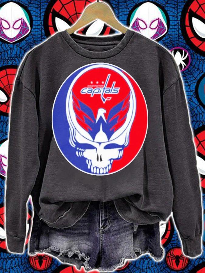 Grateful Dead -Washington Capitals Stanley Cup Stealie Steal Your Face Shirt