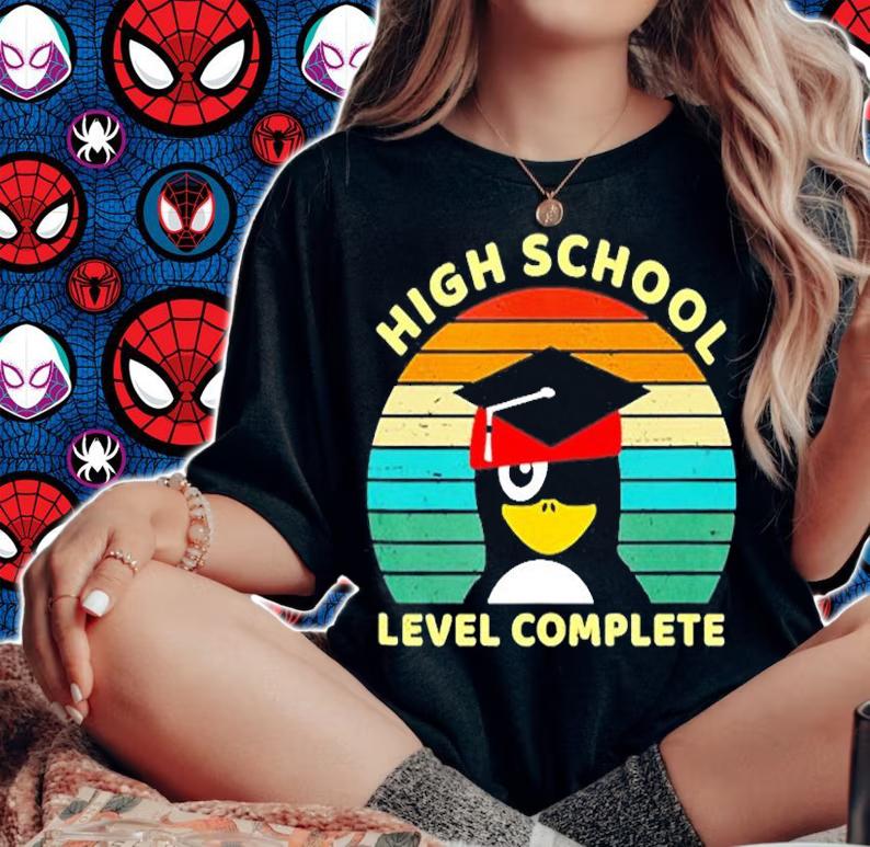 High School Level Complete Graduation Senior Students T-Shirt woman shirt