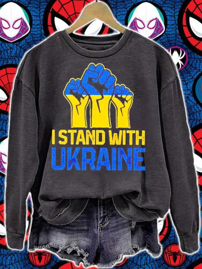I Stand With Ukraine Support Hand T-Shirt