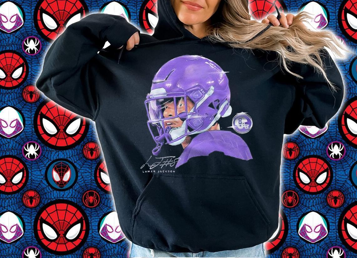 Lamar Jackson Baltimore Football signature shirt hoodie