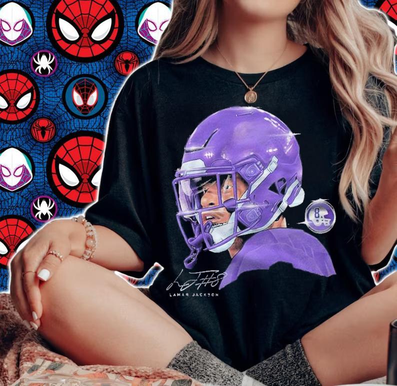 Lamar Jackson Baltimore Football signature shirt woman shirt
