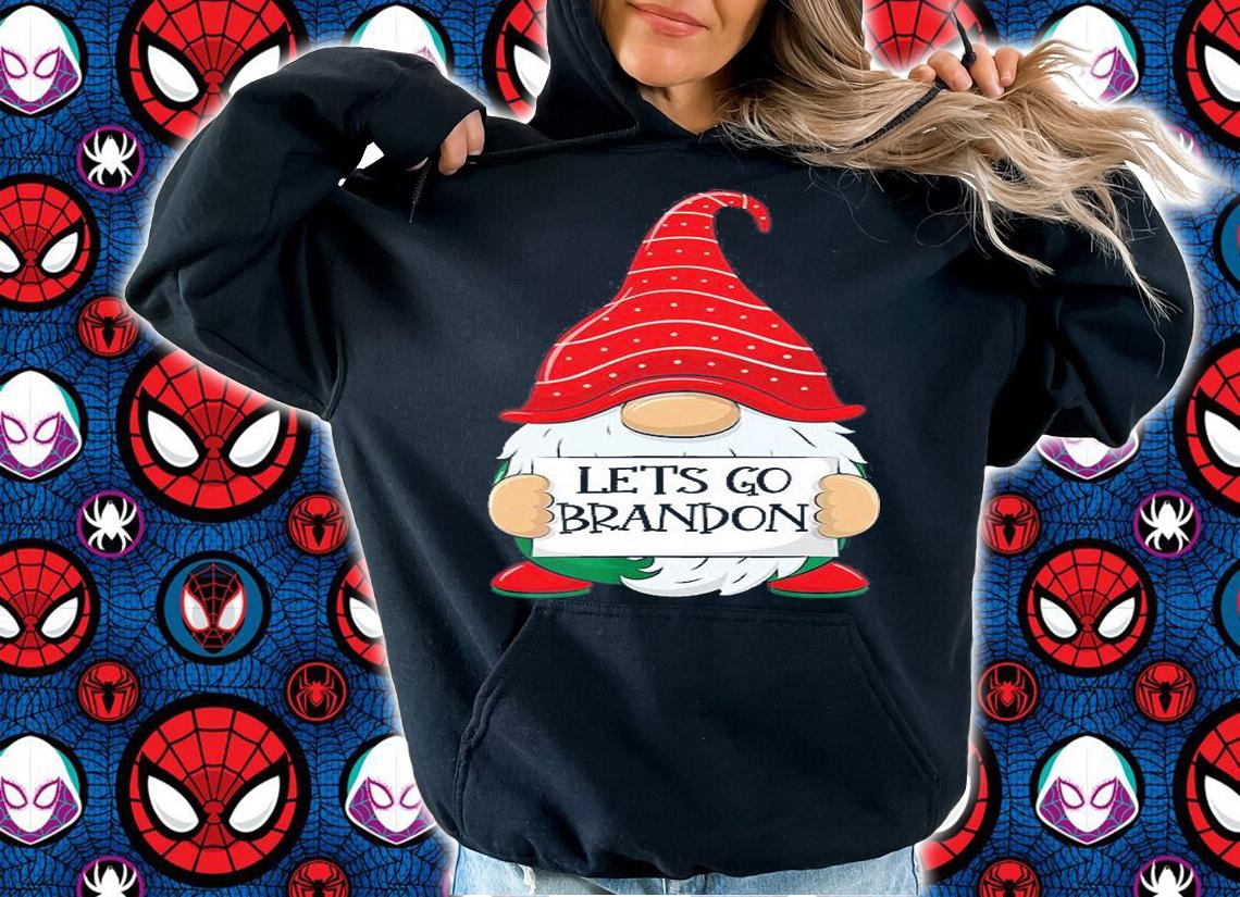Let's Go Brandon Tee Funny Christmas Gnome Let's Go Brandon T-Shirt