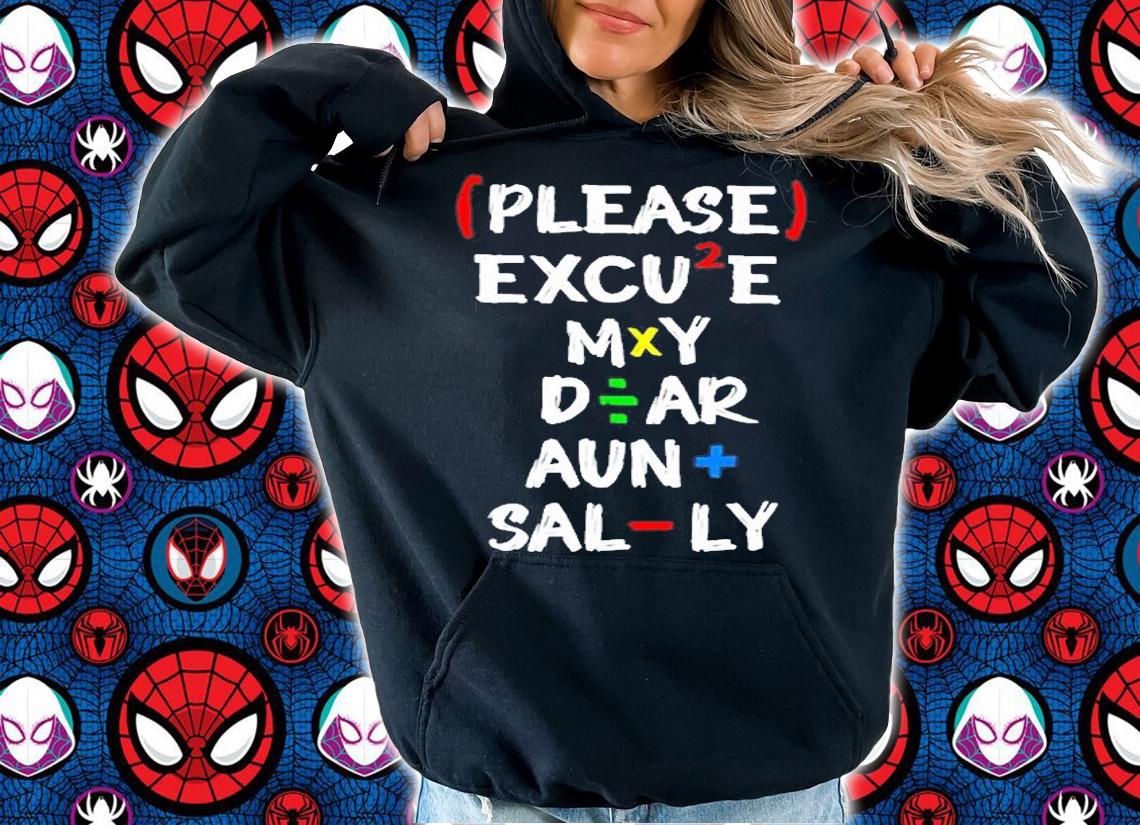 Math Teacher Please Excuse My Dear Aunt Sally T-Shirt