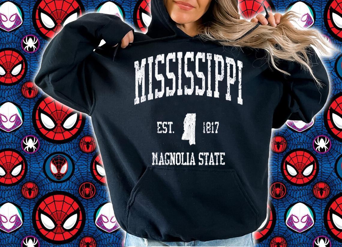 Mississippi Sports Design Ms T-Shirt hoodie