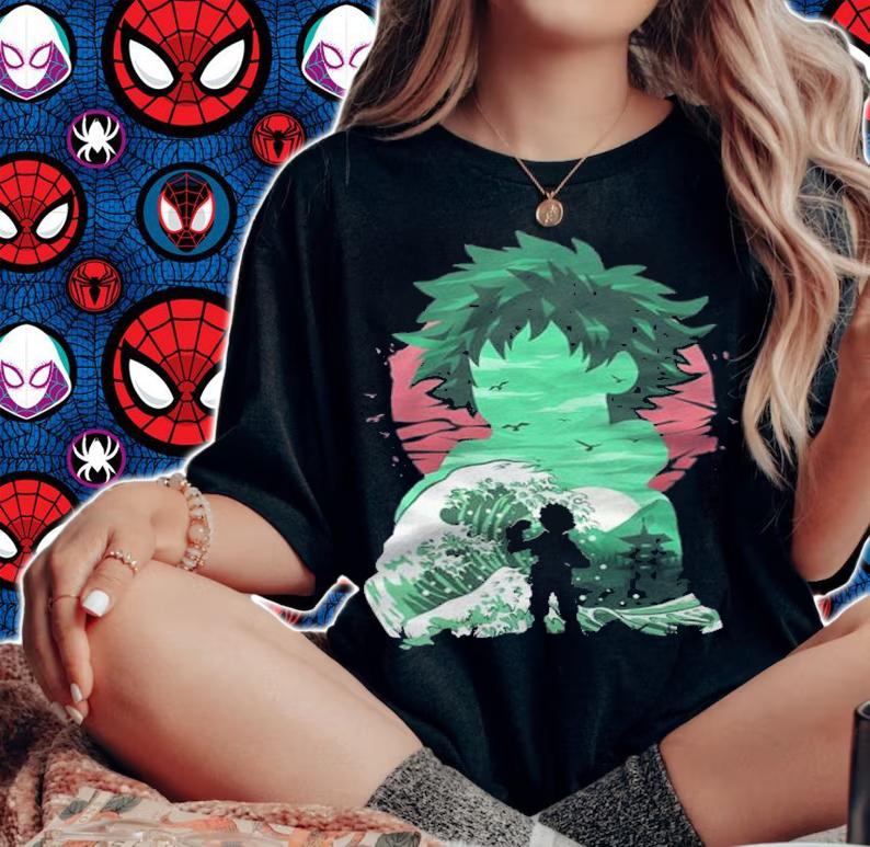 My Hero Academia Midoriya Izuku Japanese style T-shirt woman shirt