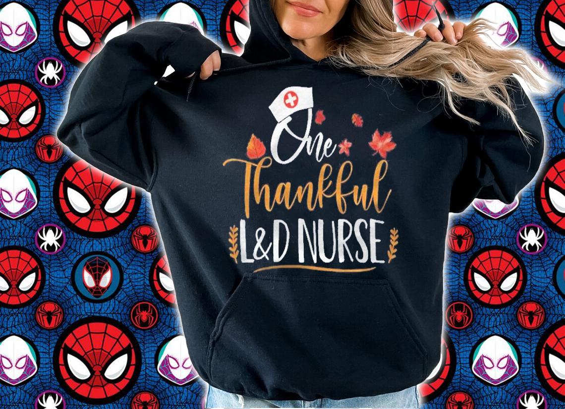 One Thankful L&D Nurse Thanksgiving Day L&D Nurse Life Gifts Shirt hoodie