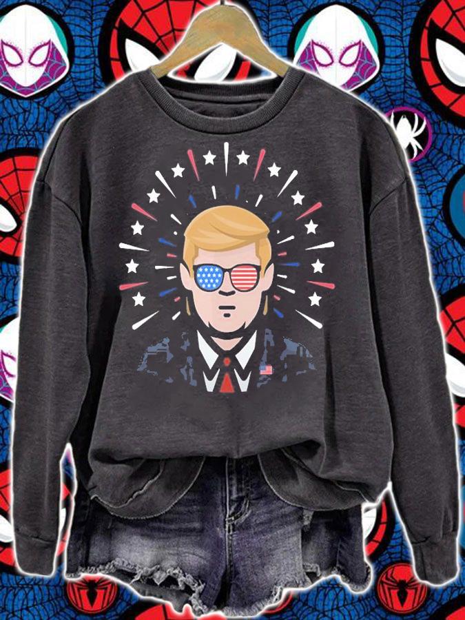 President Trump 2024 USA America Funny T-Shirt sweatshirt