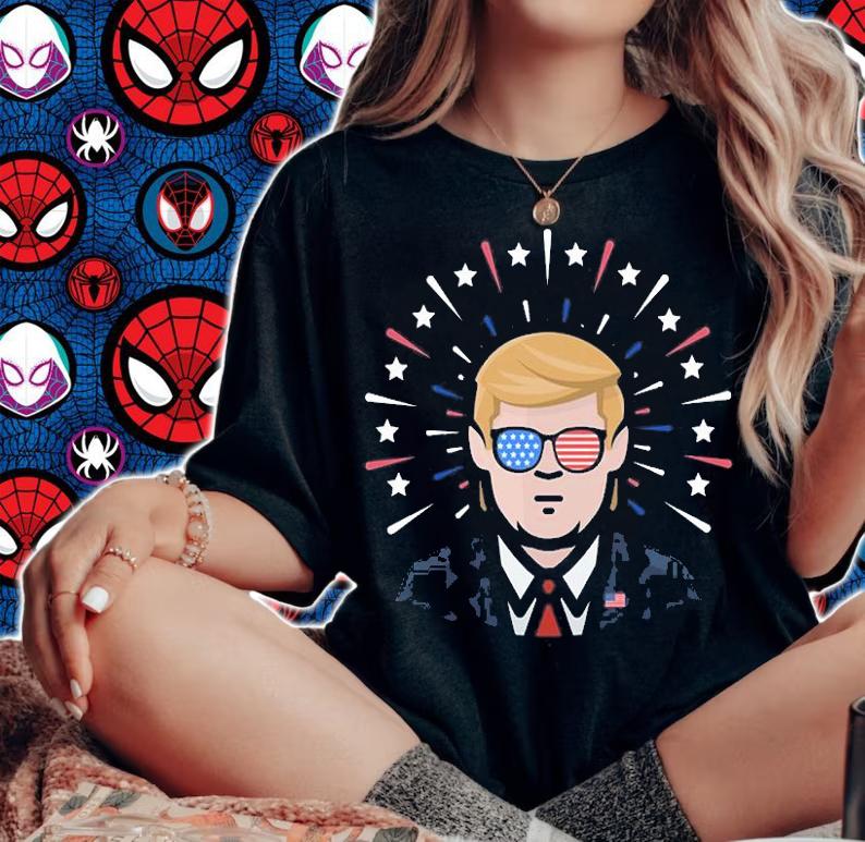 President Trump 2024 USA America Funny T-Shirt woman shirt