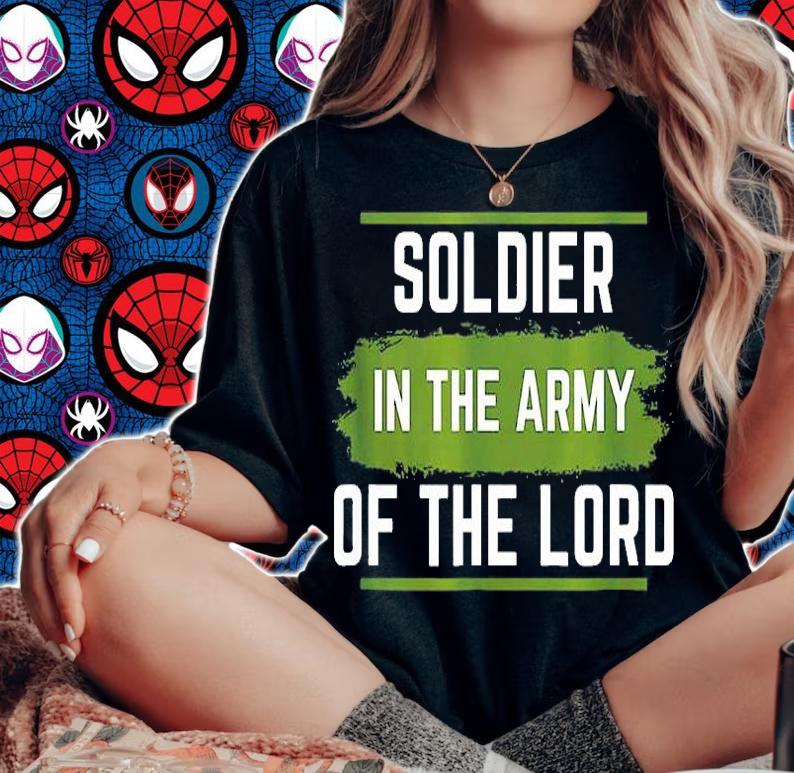 Soldier In The Army Of The Lord T-Shirt woman shirt