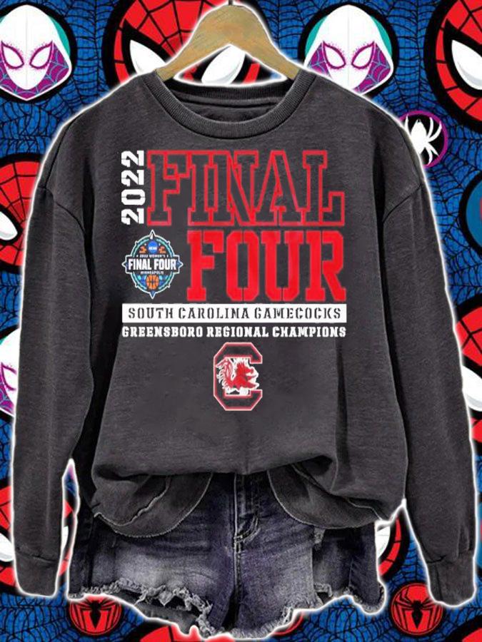 South Carolina Gamecocks Final Four Women's Basketball 2022 NCAA Greensboro Regional Champions Shirt sweatshirt