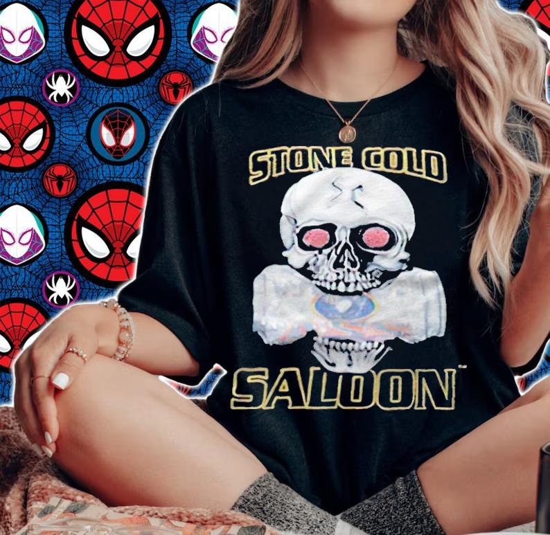 Stone Cold Steve Austin saloon skull T-shirt