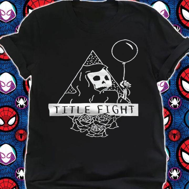 Title Fight skeleton balloons T-shirt