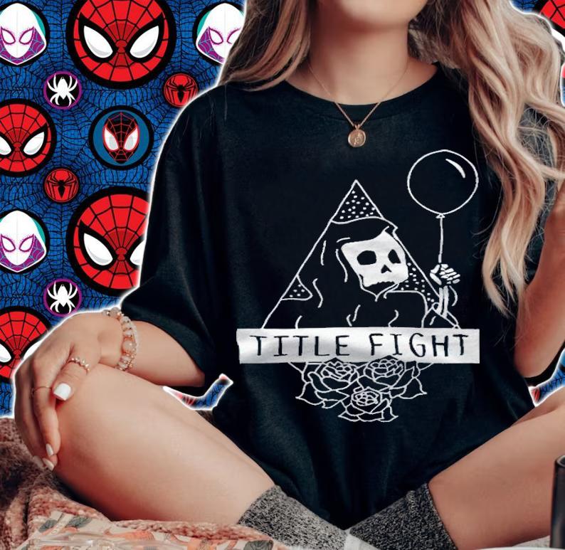 Title Fight skeleton balloons T-shirt