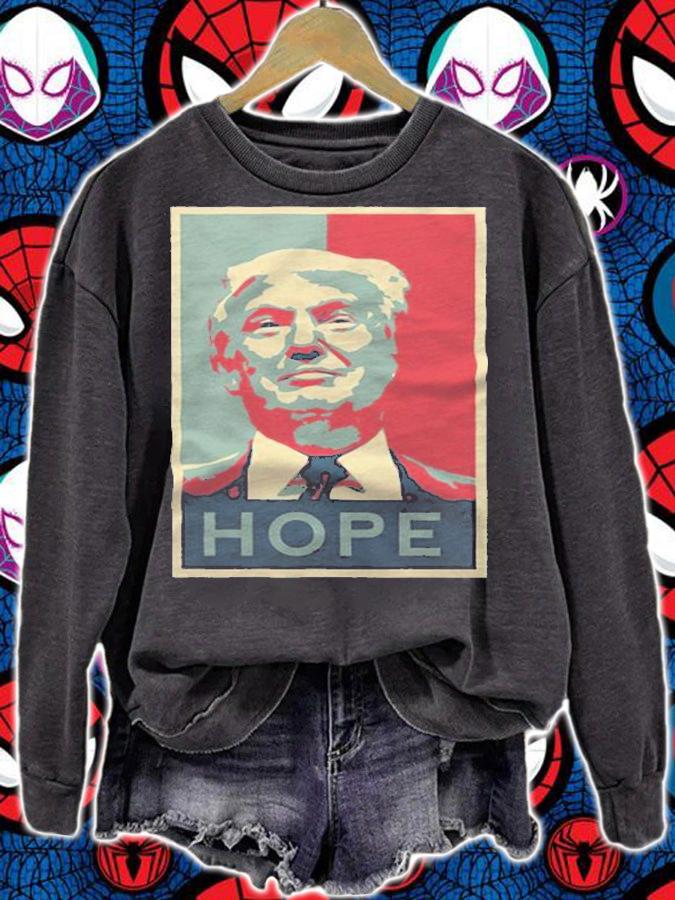 Trump Hope Poster Vintage T-Shirt sweatshirt