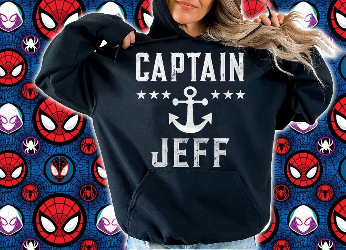 Vintage Captain Jeff Cruise Or Lake Boating Gift For Men Shirt