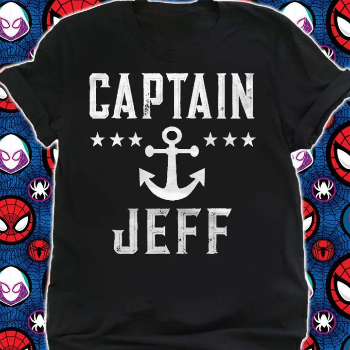 Vintage Captain Jeff Cruise Or Lake Boating Gift For Men Shirt