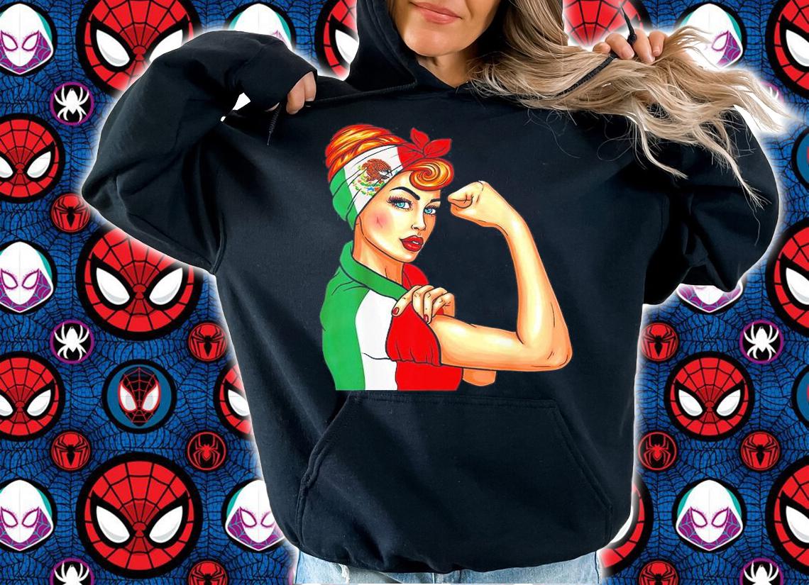 Mexican Girl Unbreakable Heritage Mexico Flag T-Shirt