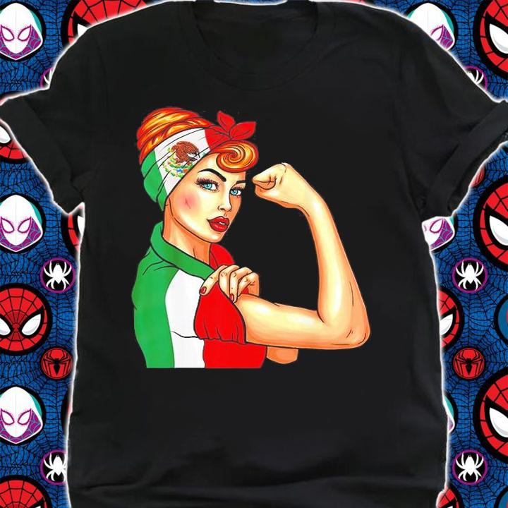 Mexican Girl Unbreakable Heritage Mexico Flag T-Shirt